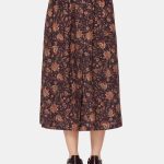 Skye Button Down Midi Skirt